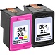 Merkloos 304XL Zwart + Kleur Multipack Huismerk inktcartridges geschikt voor HP
