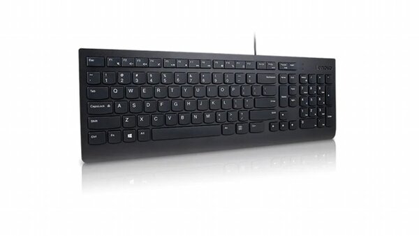Lenovo Lenovo Keyboard QWERTY | USB aansluiting | Bulk verpakking | Zwart | Gereviseerd model (resprayed)