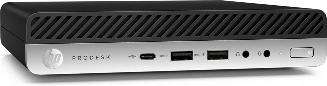 Hewlett Packard HP ProDesk 600 G4 Mini | Intel Core i5-8500T | 8GB RAM | 256GB SSD | 2x DisplayPort | Windows 11 Professional | Refurbished Silver