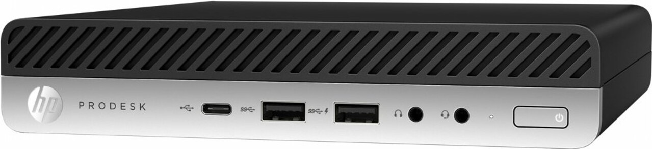 Hewlett Packard HP ProDesk 600 G4 Mini | Intel Core i5-8500T | 8GB RAM | 256GB SSD | 2x DisplayPort | Windows 11 Professional | Refurbished Silver