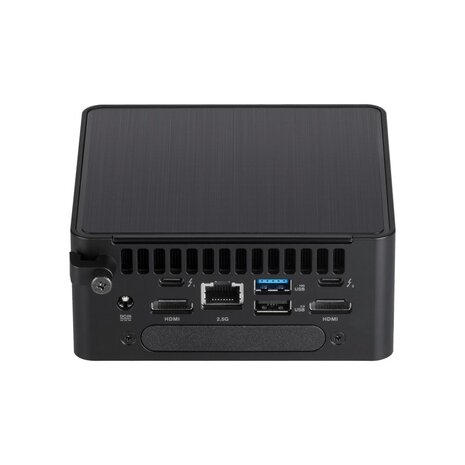 Asus ASUS NUC 14 Pro UCFF Barebone Desktopcomputer | Intel Core 3 100U | Zonder DDR5-geheugen, opslag en besturingssysteem | REFURBISHED BRONZE