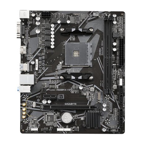 Gigabyte Gigabyte A520M-K V2 | Socket AM4 | AMD A520 | 2xDDR4 | Micro-ATX | Moederbord | Open Box Gigabyte Gigabyte A520M-K V2 | Socket AM4 | AMD A520 | 2xDDR4 | Micro-ATX | Moederbord | Open Box