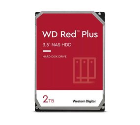 Western Digital WD Red Plus 2TB | 3.5" HDD | SATA III | 5400RPM | 256MB Cache | NAS | Open Box