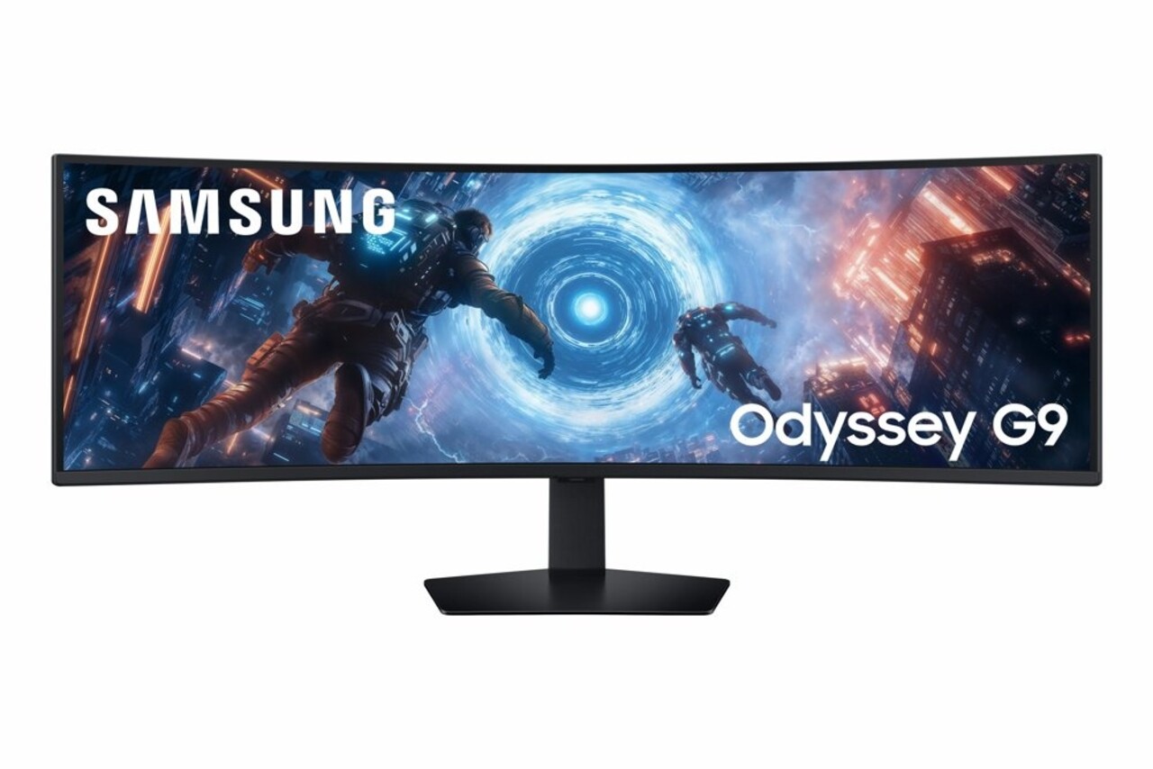 Samsung Samsung Odyssey G9 G91F 49" Curved UltraWide Gaming Monitor | 5120x1440 | 144Hz | 1ms | Zwart | Gebruikt (enkele kras)