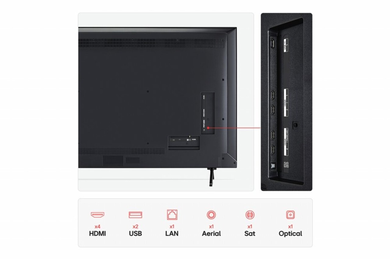 LG LG 65QNED92A6A | 65" 4K QNED MiniLED TV | 120Hz (144Hz VRR) | webOS 25 | Dolby Vision | Smart TV