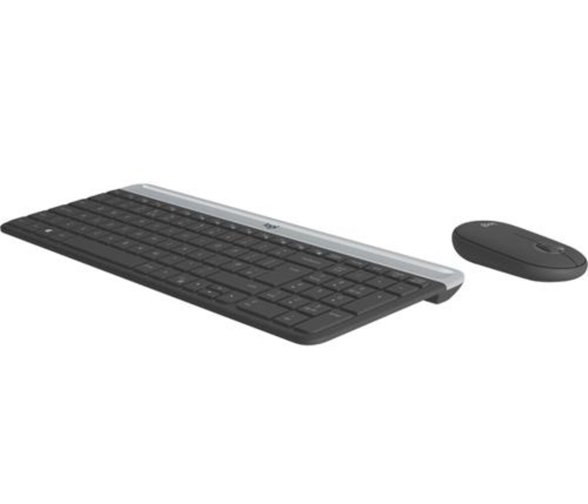 Logitech Logitech MK470 Slim Combo | Draadloos Toetsenbord en Muis | QWERTY US International | Grafiet | RETURNED Logitech Logitech MK470 Slim Combo | Draadloos Toetsenbord en Muis | QWERTY US International | Grafiet | RETURNED