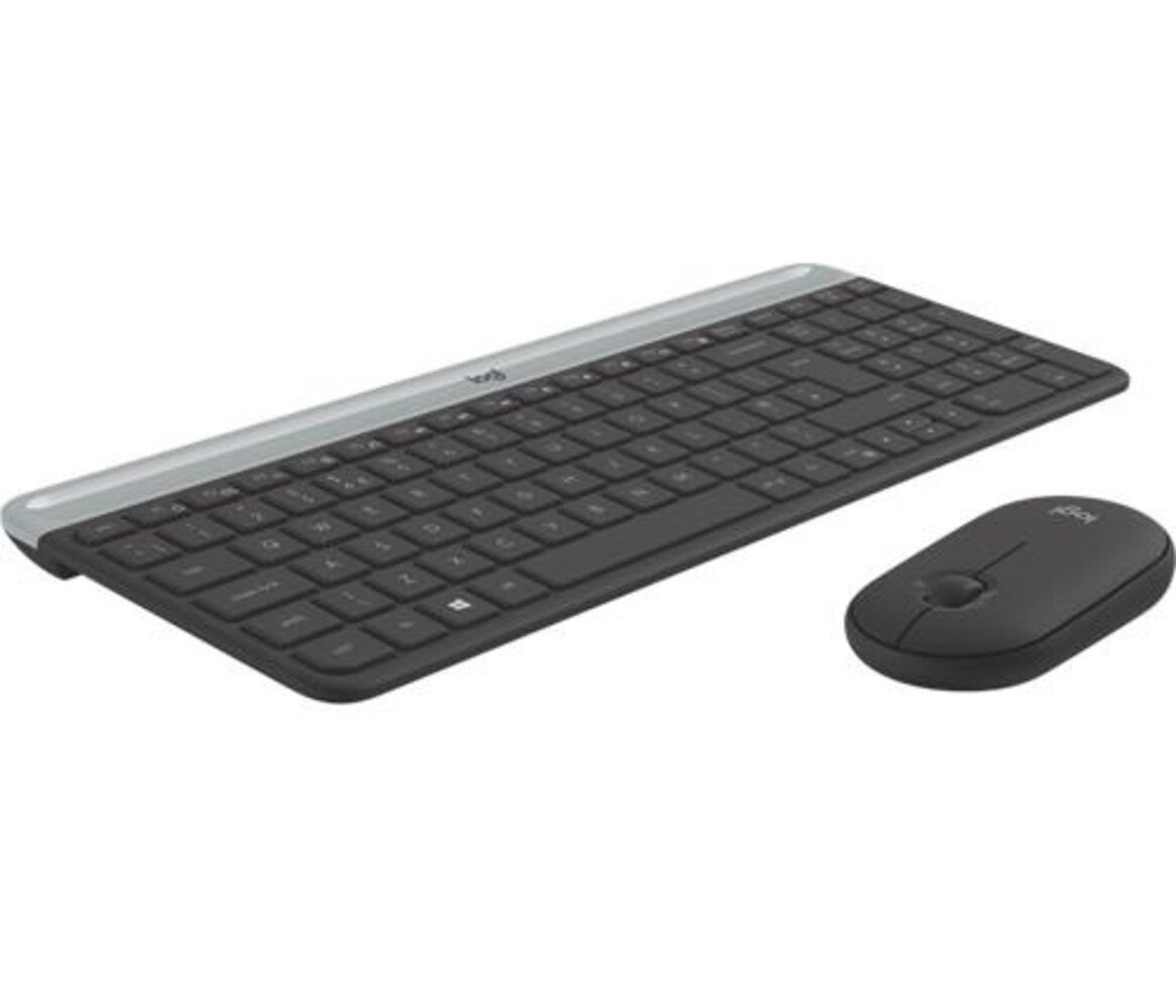 Logitech Logitech MK470 Slim Combo | Draadloos Toetsenbord en Muis | QWERTY US International | Grafiet | RETURNED Logitech Logitech MK470 Slim Combo | Draadloos Toetsenbord en Muis | QWERTY US International | Grafiet | RETURNED