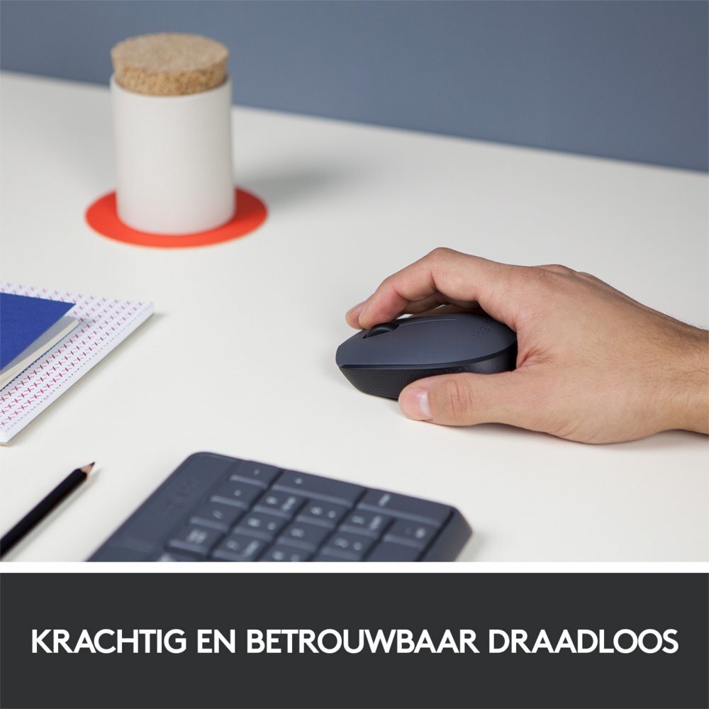 Logitech Logitech M170 | Draadloze Muis | Links- en Rechtshandig | RF | 1000 DPI | Grijs | OPEN BOX Logitech Logitech M170 | Draadloze Muis | Links- en Rechtshandig | RF | 1000 DPI | Grijs | OPEN BOX