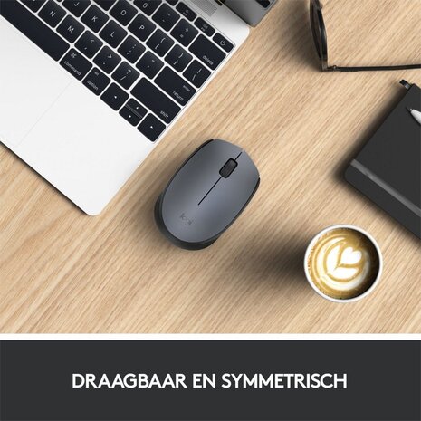 Logitech Logitech M170 | Draadloze Muis | Links- en Rechtshandig | RF | 1000 DPI | Grijs | OPEN BOX Logitech Logitech M170 | Draadloze Muis | Links- en Rechtshandig | RF | 1000 DPI | Grijs | OPEN BOX