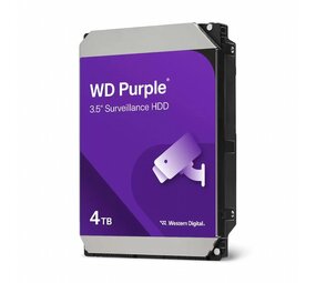 Western Digital Western Digital Purple | 4TB Surveillance HDD | 3.5" | SATA III | 5400 RPM | 256MB Cache | OPEN BOX