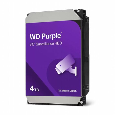 Western Digital Western Digital Purple | 4TB Surveillance HDD | 3.5" | SATA III | 5400 RPM | 256MB Cache | OPEN BOX