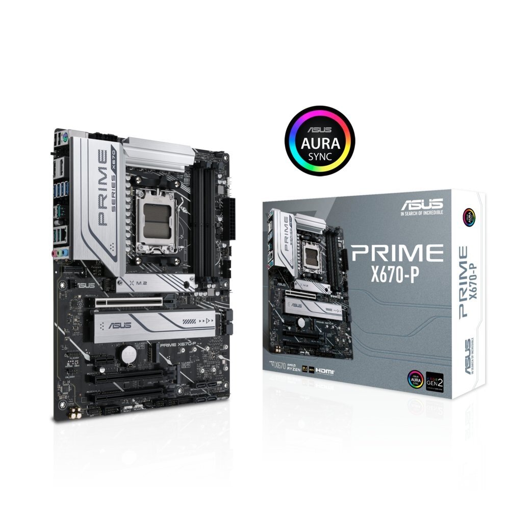Asus ASUS PRIME X670-P | AMD X670 | Socket AM5 | 4x DDR5 | ATX Moederbord | REFURBISHED