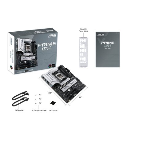 Asus ASUS PRIME X670-P | AMD X670 | Socket AM5 | 4x DDR5 | ATX Moederbord | REFURBISHED