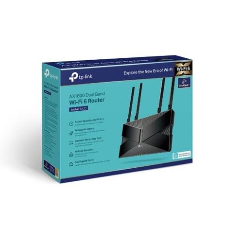 TP-Link TP-Link Archer AX23 | Wifi 6 Router | Gigabit Ethernet Dual-band (2.4 GHz / 5 GHz) | 1200Mbit/s | OPEN BOX TP-Link TP-Link Archer AX23 | Wifi 6 Router | Gigabit Ethernet Dual-band (2.4 GHz / 5 GHz) | 1200Mbit/s | OPEN BOX