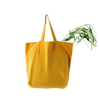 EcoStoof® Leinen Big Bag  Ocher - Gemacht für Langlebigkeit