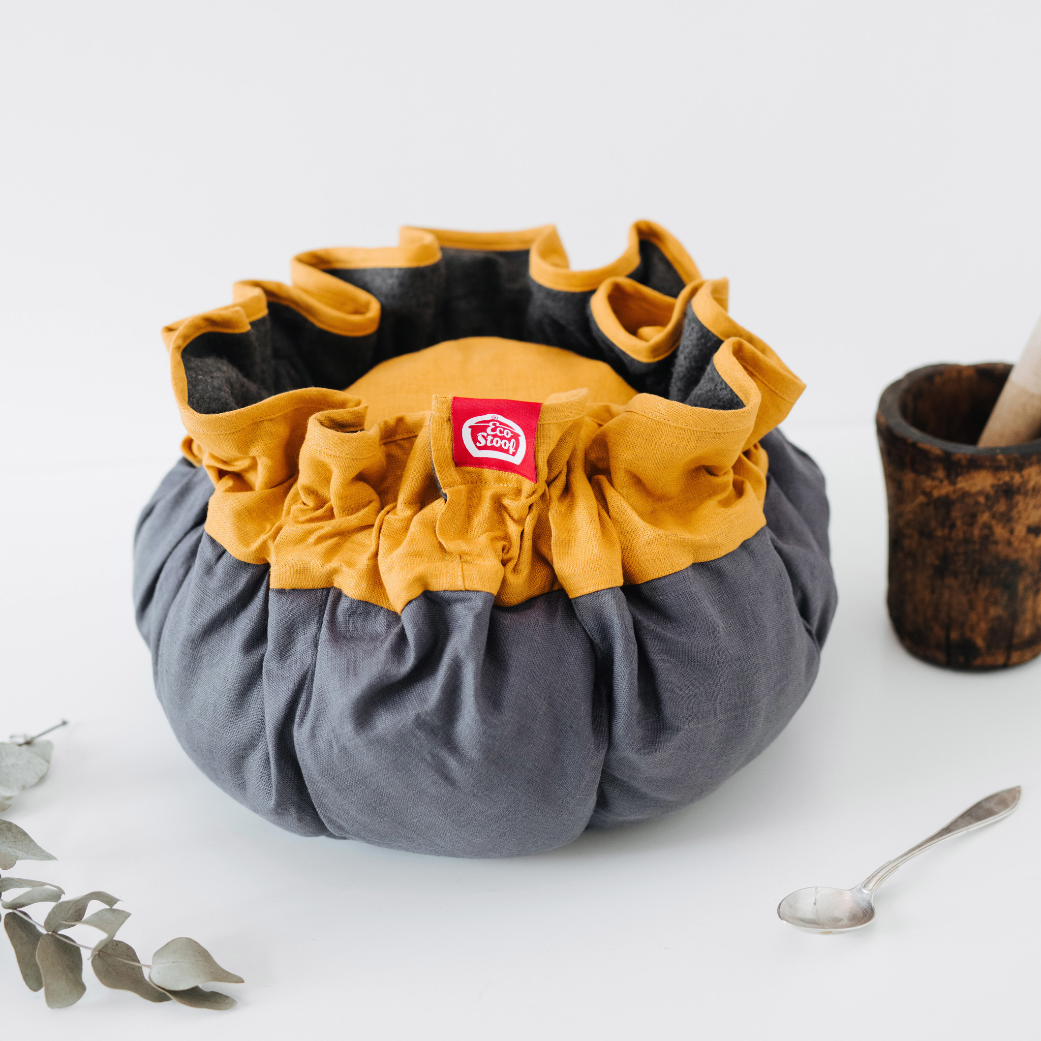 EcoStoof® Okergeel