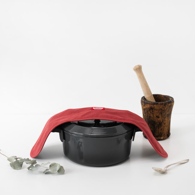 EcoStoof® Pannenlap Karmijnrood