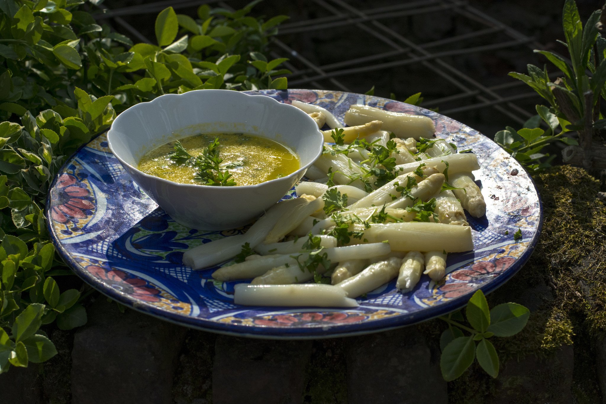 Asparagus with Sauce Gribiche 