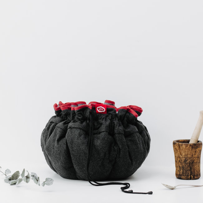 EcoStoof® GRANDE  Karmijnrood