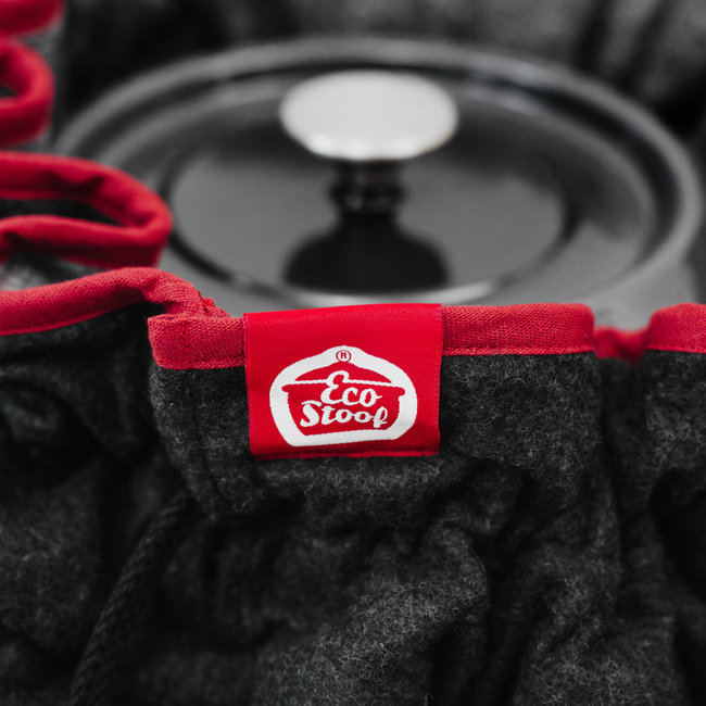 EcoStoof® GRANDE  Karmijnrood