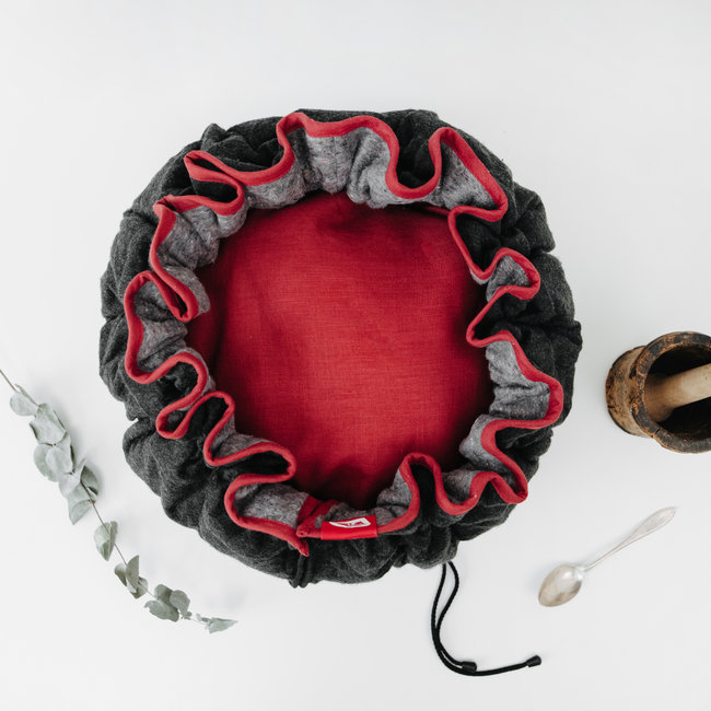 EcoStoof® GRANDE  Karmijnrood