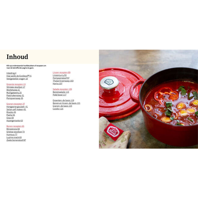 Vegan uit de EcoStoof® digital e-book in Dutch