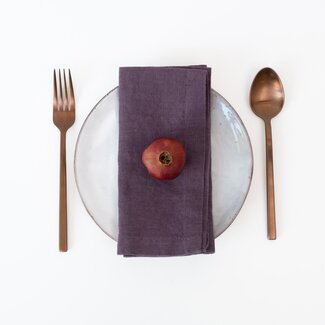 EcoStoof® Montana Grape Linen Napkins Set of 2