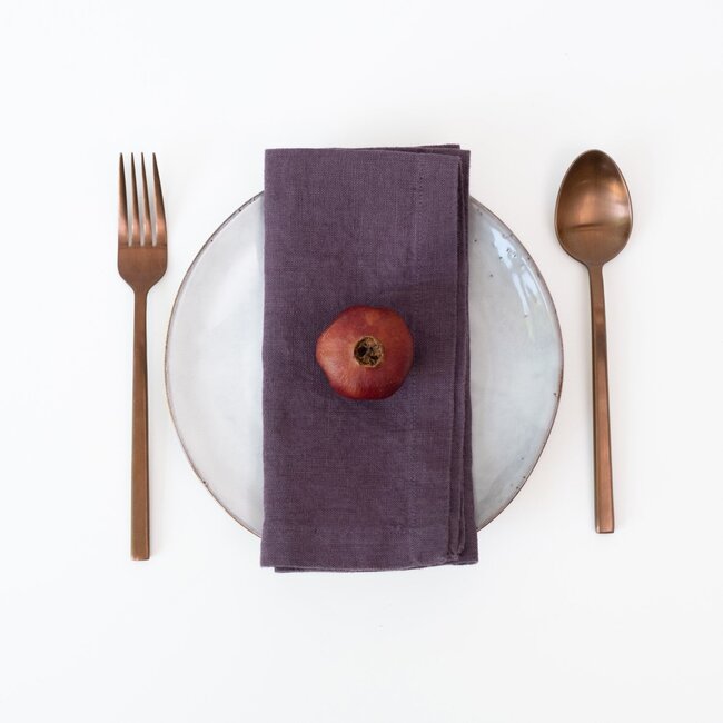 EcoStoof® Montana Grape Linen Napkins Set of 2