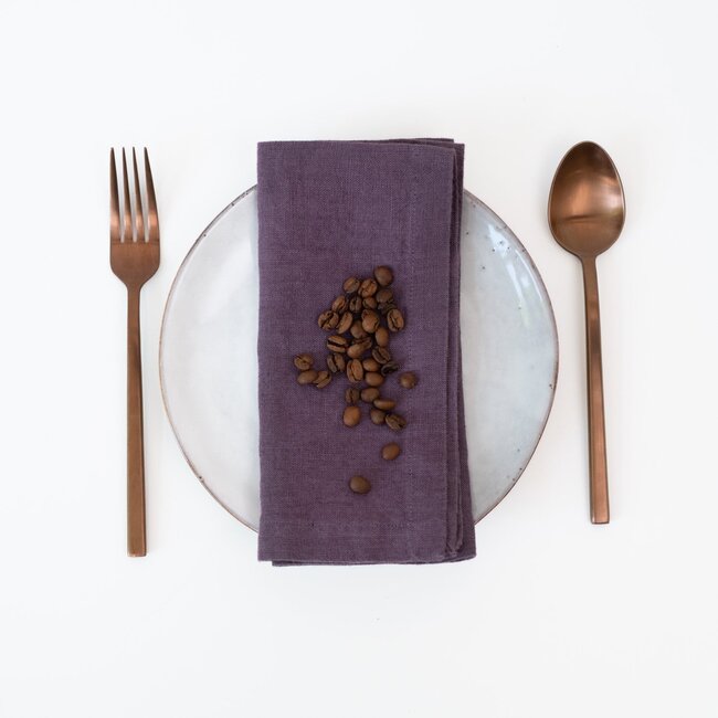 EcoStoof® Montana Grape Leinen servietten Set von 2