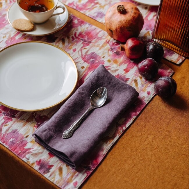 EcoStoof® Montana Grape Linen Napkins Set of 2