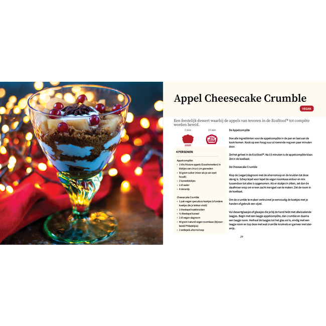 Digital e-cookbook Kerstmis in Dutch