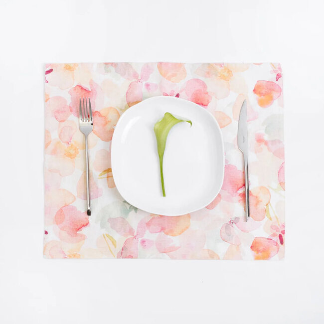 EcoStoof® Montana Grape Linen Placemats Set of 2