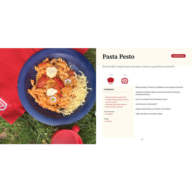 Digital Outdoor e-cookbook in Dutch