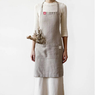 EcoStoof® Apron in Natural Hemp Fabric