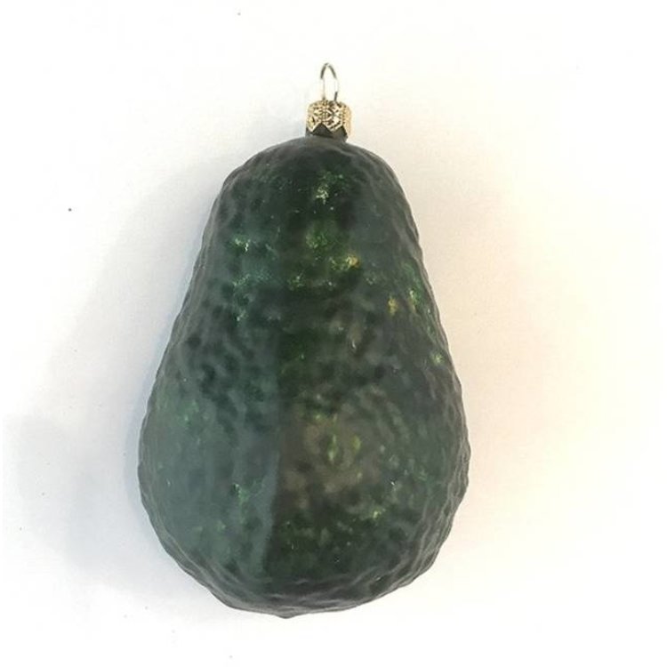 Christmas Ornament Avocado Whole