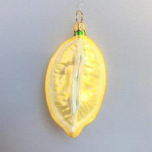 Christmas Ornament Lemon Quarter