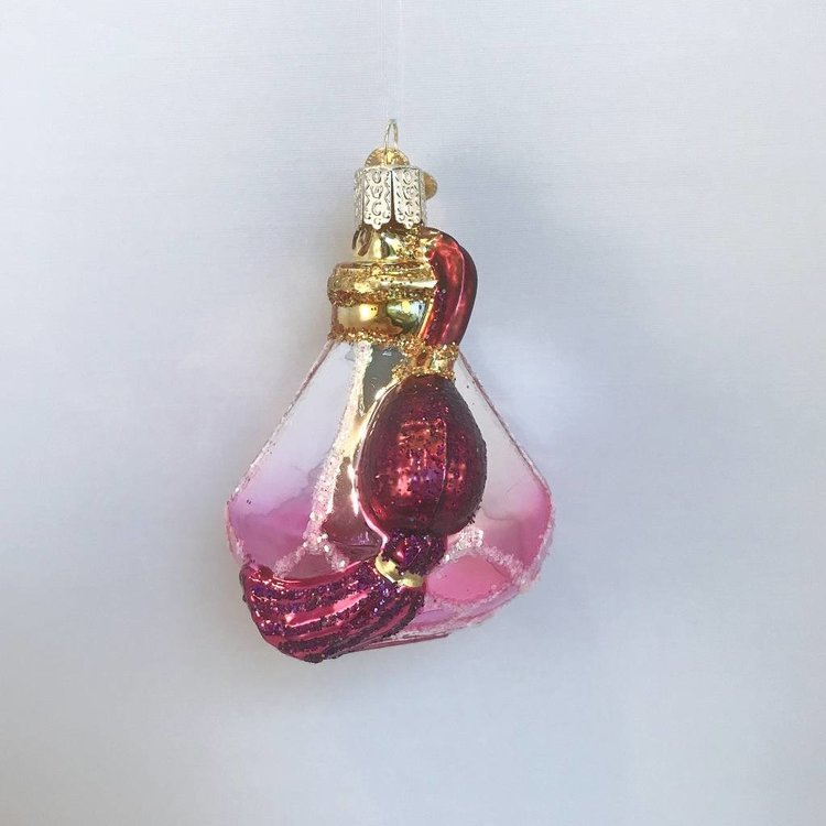 Christmas Ornament Perfume Bottle