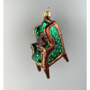 Christmas Ornament Green Chair
