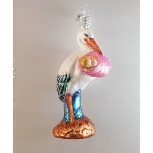 Christmas Ornament Bundle of Joy Pink