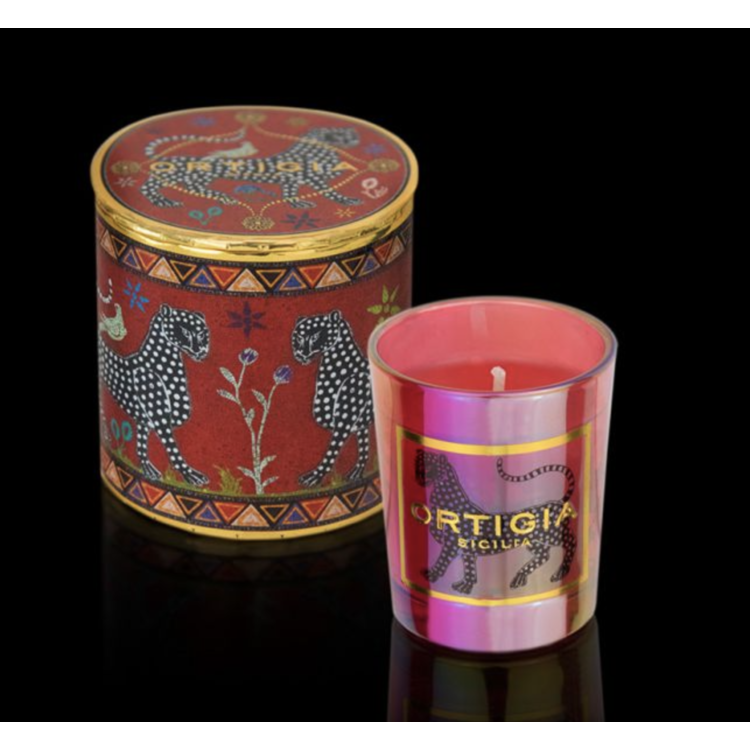 Scented Candle Ortiga winterspecial Palo Santo red