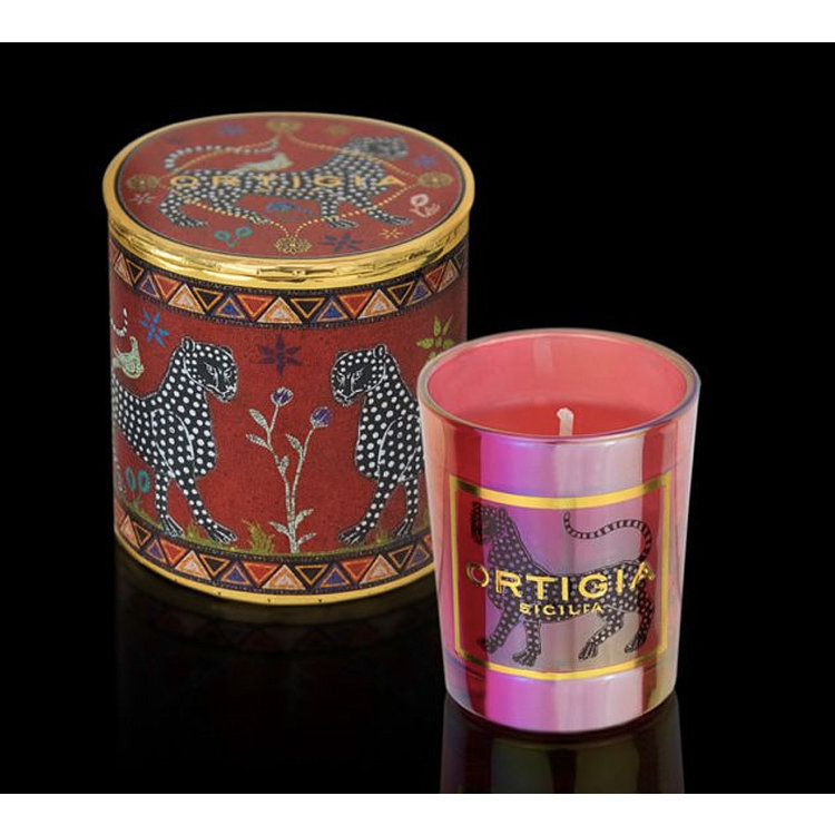 Scented Candle Ortiga winterspecial Palo Santo red