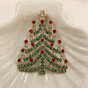 Christmas pin  light green