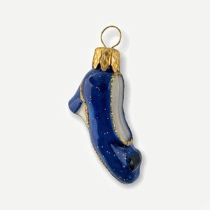 Christmas Decoration Tiny Shoe Blue