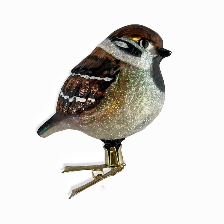 Christmas Ornament Chubby Sparrow