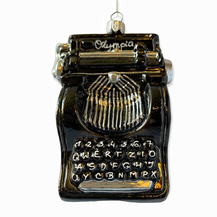 Christmas Ornament Typewriter