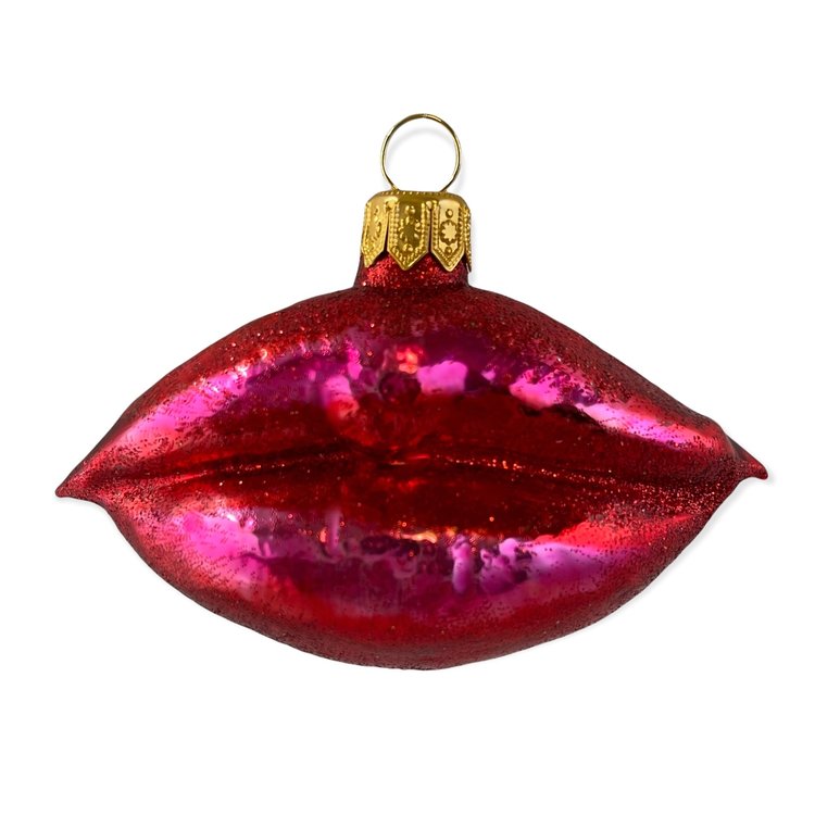 Christmas Ornament Lips