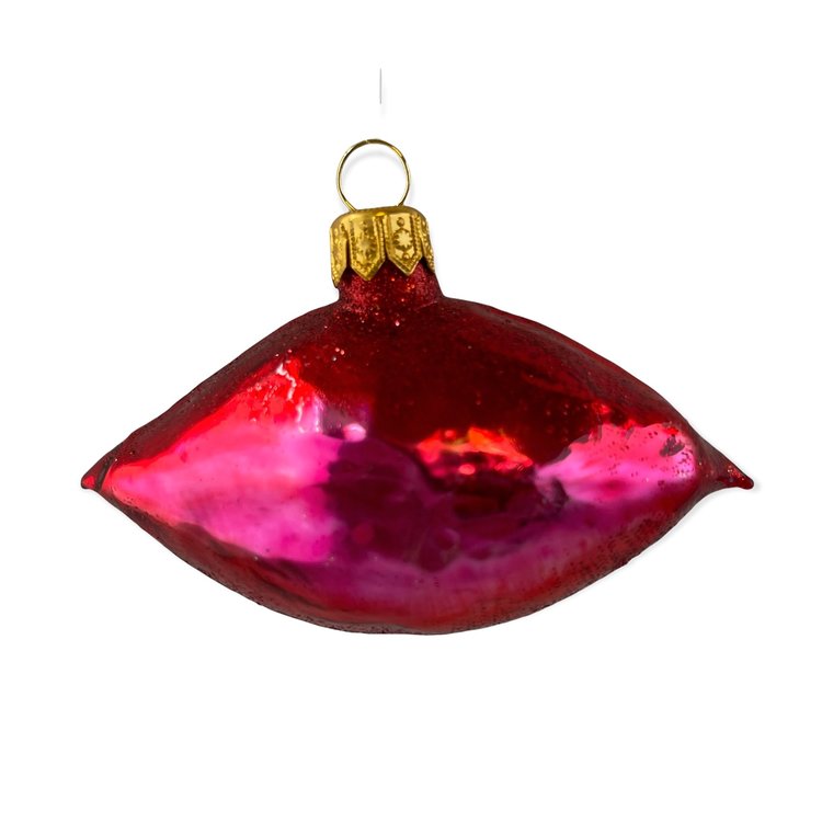 Christmas Ornament Lips