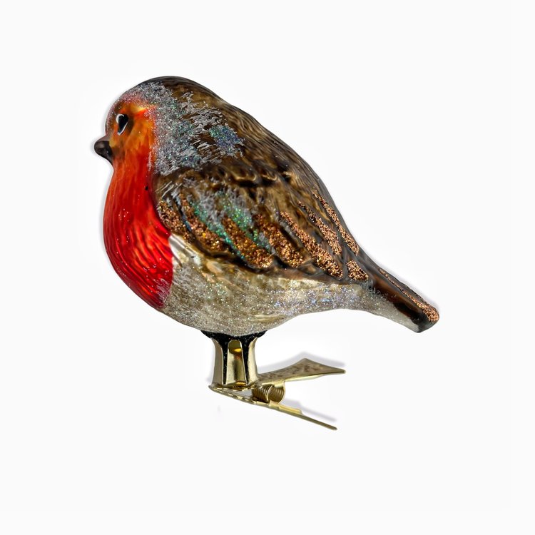 Christmas Ornament Chubby Robin