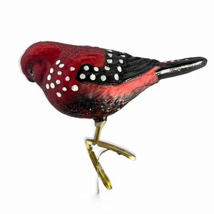 Christmas Decoration Strawberry Finch