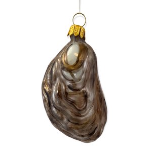 Kerstbal Oester met Parel Glanzend